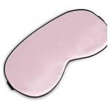 Lot Of 2 Sleep Mask, Super Soft Eye Masks with Adjustable Strap, Lightweight Comfortable Blindfold, Perfect Blocks Light for Men Women (Pink, Champagne Powder, Light Purple)