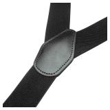 JEMYGINS Mens 1.4 inches Wide with 6 Button End Elastic Adjustable Suspenders