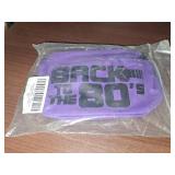 Smile Fish Neon Fanny Packs Waist Bag for 80s Party Music Festivals,Women,Men (Purple)