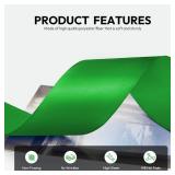 1-1/2 Inch 100 Yards Satin Ribbon Green, Solid Color Fabric Ribbon for Gift Wrapping, Wedding, Polyester Gift Ribbon for Birthday Party Decoration, Craft, Hair, Floral, Sewing