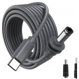 Starlink Mini Cable, 16Ft USB C Cable Input to DC Output Power Cable for Starlink Mini Waterproof 5M Starlink Mini Accessories with DC5525 DC7909 Adapters for Energy Storage Power Stations