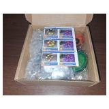 Black Round Big Frag Plugs for Corals with Fluorescent Acrylic and T-Shaped Bases - 4.72Inch Big Round Base (6 Units)