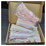 Pink and Cream Paper Fans Party Decorations