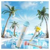 Firework Water Gun, Romantic Fireworks Style Water Spray Toy for Couples, High Pressure Pull-Out Sprinkler Spray Toys for Bathing, Pool, Party Entertainment (2Pcs E)