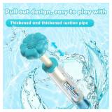 Firework Water Gun, Romantic Fireworks Style Water Spray Toy for Couples, High Pressure Pull-Out Sprinkler Spray Toys for Bathing, Pool, Party Entertainment (2Pcs E)