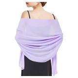 Chiffon Shawl Wraps Scarves for Formal Evening Party Dress, Bride Bridesmaid Shawl for Wedding