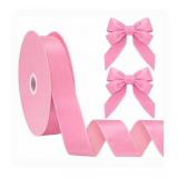 Brown Velvet Ribbon 1-1/2 inch Velvet Ribbon for Gift Wrapping Christmas Tree Wreath Decorations Bow Headbands Bouquets-20 Yards.