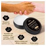 All-Natural Dog Paw Balm for Dogs & Cats | 2 Pack Dog Paw Pad Balm Paw Protector, Moisturizer & Soother for Dry Cracked Paws & Noses | Snout Soother for Dogs (1.23oz*2)