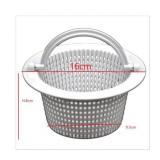 Swimming Pool Skimmer Replacement Basket with Handle, 2 Pack - Above Ground Pool Thru-Wall Skimmer Baskets