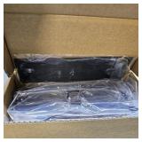 JJWELL 3 Pack Mens Reading Glasses Blue Light Blocking, Metal Rectangle Semi Rimless Readers for Men, Anti Eyestrain/Computer Glare/UV, Half Frame Spring Hinge Eyeglasses with Pouches(1.75)