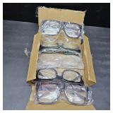 Eyekepper 6 Pack Metalless Screwless Spring Hinges Reading Glasses Women Men Readers Oversized Cheaters Eyeglasses +2.50