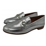 Blondo Waterproof Benita Platinum Metal Slipper Shoe Women Size 8