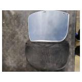 ascavs Face Shield, Full Face Safety Shield for Grinding & Cutting, ANSI Z87.1 Tested, Replaceable Clear & Mesh Visor, Adjustable Headgear for Woodworking, Chainsaw & Workshop Use