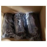 Tessco for you 12 Pack Amber Soap Dispenser Empty Plastic Pump Bottles Dispenser Refillable Shampoo Container for Hand Sanitizer Soap Lotion Body Wash Conditioner Bathroom Kitchen Travel(12 oz)