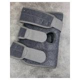 Foilswirl 1 Pcs Kids Knee Brace with Side Stabilizers Patella Gel Pads Adjustable Straps Youth Child Knee Brace Support for Meniscus Tear Sports, Meniscus Tear (Black)