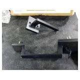 Mega Handles Modern Black Door Entrance Set