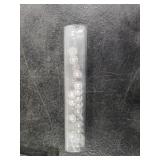 Craftisum Silver Decorative Rhinestone Faux Pearl Sewing Shank Buttons 20 Pcs - 12.5mm, 1/2