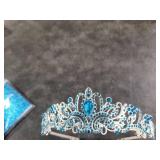 Birthday Girl Sash, Crown for Girls, Girls Tiara Blue Crown, Princess Crowns Happy Birthday Crowns, Tiaras for Girl, Birth Decorations, BirthdayGirl Headband, Birthdays Accessories