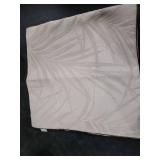 Yangest Neutral Chenille Pillow Cover 18 x18 Inches, Jacquard Leaves Square Throw Pillow Cover Soft Decorative Nature Accent Couch Pillow Cover for Living Room Bedroom, Beige