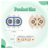 Enhon Check Valve Assembly Replacement for RP73625, Check Valve Parts Compatible with Peerless and Delta Single Handle Tub/Showers Faucet, Compatible with Pressure Balance Cartridge RP70538