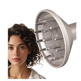 Diffuser Attachment for Shark FlexStyle Air Styling & Drying System, Enhance Natural Curls Accessories for Flex Style Dry Styler, Styling Tool for Wavy, Curly, Coily Hair, Grey