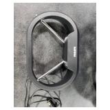 Philips Indoor TV Antenna Rabbit Ears for Local Channels, 15 Inch Extendable Dipoles, 4K 1080P VHF UHF, Tabletop Antenna, Digital HDTV Antenna, Smart TV, 4ft Coaxial Cable, Black, SDV7114A/27