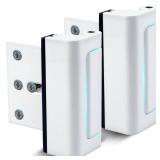 Dwell+Good Door Locks (2-Pack) - Easy To Install Aluminum Home Security Door Locks for Front Door - Child Proof Door Lock for Kids Safety- Withstand 800 lbs of Force & Tamper Proof Top Door Lock Latch