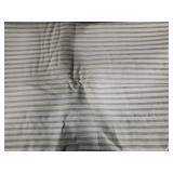 Laura Ashley - Euro Shams, 100% Smooth Cotton with Envelope Closure, Throw Pillow Cover for Bed or Couch, Oeko-Tex Certified, Set of 2 (Ticking Stripe Green, 26 x 26)