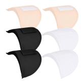 3 Pairs Shoulder Pads for Womens Clothes Anti-Slip Detachable Soft Sponge Breathable Set-in Shoulder Pads for Women Men Blazer Suit Dress Bra Clothes Sewing Accessories