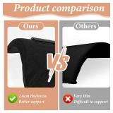 3 Pairs Shoulder Pads for Womens Clothes Anti-Slip Detachable Soft Sponge Breathable Set-in Shoulder Pads for Women Men Blazer Suit Dress Bra Clothes Sewing Accessories