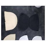 3 Pairs Shoulder Pads for Womens Clothes Anti-Slip Detachable Soft Sponge Breathable Set-in Shoulder Pads for Women Men Blazer Suit Dress Bra Clothes Sewing Accessories