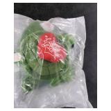 DolliBu I Love You Valentine Plush Big Eye Sea Turtle - Cute Turtle Stuffed Animal with Red Heart and Name Personalization Gift for Valentines Day, Birthday, Anniversary, Romantic Date - 6 Inches