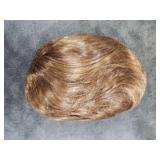 RENERSHOW Short Brown Bob Wigs for Women Brown Mixed Blonde Synthetic Wig with Bangs 10inch Average Size Natural Looking Daily Party Wig