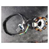 PRO BAT ATV Quad Complete Electrics AC Wire Harness Kit with CG-8 Stator 6-Pin AC CDI Multi-Functional ATV Switch Ignition Coil Solenoid Relay Spark Plug for 150cc 200cc 250cc 300cc Zongshen Lifan