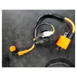 PRO BAT ATV Quad Complete Electrics AC Wire Harness Kit with CG-8 Stator 6-Pin AC CDI Multi-Functional ATV Switch Ignition Coil Solenoid Relay Spark Plug for 150cc 200cc 250cc 300cc Zongshen Lifan