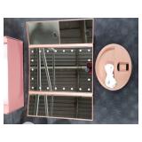 WEILY Makeup Mirror with 21 LED Lights,Two Power Supply, Touch Screen and 1x/2x/3x Magnification Tri-Fold Vanity Mirror for Makeup Desk(Rose Gold)