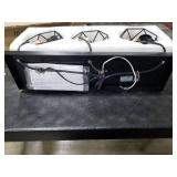 3-Light Farmhouse Bathroom Vanity Light Fixtures, Wood Bathroom Light Fixtures Over Mirror, Rustic Sconces Wall Lighting with Elegant Metal Lampshade for Living Room, Bedroom, Hallway