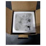 Yew Design Matte White Toothbrush and Toothpaste Holder for Bathroom Vanity and Countertop, Square Organizer for Electric Toothbrushes, Floss, Razors, Cotton, and Mouthwash