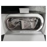 BYASKZIV Ultrasonic Jewelry Cleaner, 48KHz Ultrasonic Cleaner Machine for Jewelry, Eyeglasses, Rings, Watch Strap, Dentures-Dual Cleaning Modes, 304 Stainless Steel Tank