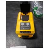 Hisecren 220W Portable Power Inverter Compatible with Dewalt 20V Battery, DC 20V to AC 110V Battery Inverter, Power Station with 400LM LED Work Light, 1 AC Outlet, 2 USB Ports &1 Type-C, Fast Charging