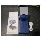 Joymate Gifts for Men Women, Bluetooth Speaker Phone Stand with Charging Function 360° Rotatable Adjustable Cell Phone Holder HD Surround Sound for Desk Fits All Phones,Tablet (Blue)