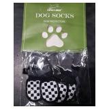 EXPAWLORER Dog Socks to Prevent Licking Paws with Grippers for Hardwood Floors Anti Slip, Reflective Dog Cold Winter Shoes Booties Boots & Paw Protectors with for Small Medium Large Senior Dogs M