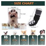 EXPAWLORER Dog Socks to Prevent Licking Paws with Grippers for Hardwood Floors Anti Slip, Reflective Dog Cold Winter Shoes Booties Boots & Paw Protectors with for Small Medium Large Senior Dogs L
