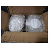 TOOZFO Soap Liquid Dispenser Ceramic with Easy-to-Press Pump Hand Liquid Dispenser for Shampoo Bathroom Kitchen 12 oz 2pcs