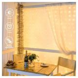echosari 600 LED Curtain Lights Plug in, 20Ft x 10Ft Connectable Dual Color Changing Fairy Lights Curtain Outdoor Waterproof for Bedroom Backdrop Wedding (Warm White & Multicolor)