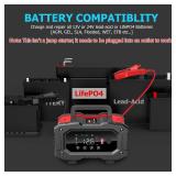 YONHAN Battery Charger 20A 12V/24V LiFePO4 Lead Acid Fully Automatic Battery Maintainer, Car Battery Trickle Charger Automotive w/Repair, Winter Mode, for AGM, STD, Gel, Deep Cycle Batteries