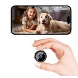 ELEFOCUS Hidden Camera,2K Mini Camera,Nanny Cam Hidden Camera,WiFi Spy Camera with Night Vision & Motion Detection,Wireless Indoor Security Camera for Pet/Baby/Nanny