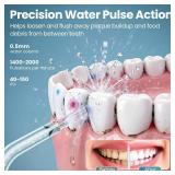 Onlyone Rechargeable Cordless Water Flosser with Adjustable Water Pressure for Daily Oral Care, Power Dental Flosser for Home and Travel Use, Portable Oral Irrigator for Sensitive Gums and Braces Care