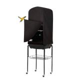 Colorday Good Night Bird Cage Cover for Large Bird Cage with Play Top (Patent Pending) (Black, 64)
