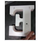 Pooqla LED Marquee Letter Lights, Light Up Pink Letters Glitter Alphabet Letter Sign Battery Powered for Night Light Birthday Party Wedding Girls Gifts Home Bar Christmas Decoration, Pink E